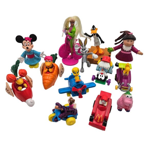 Fast Food Happy Meal Toys Daffy Duck Cabbage Patch Barbie Bugs Bunny Animanics - Picture 1 of 16